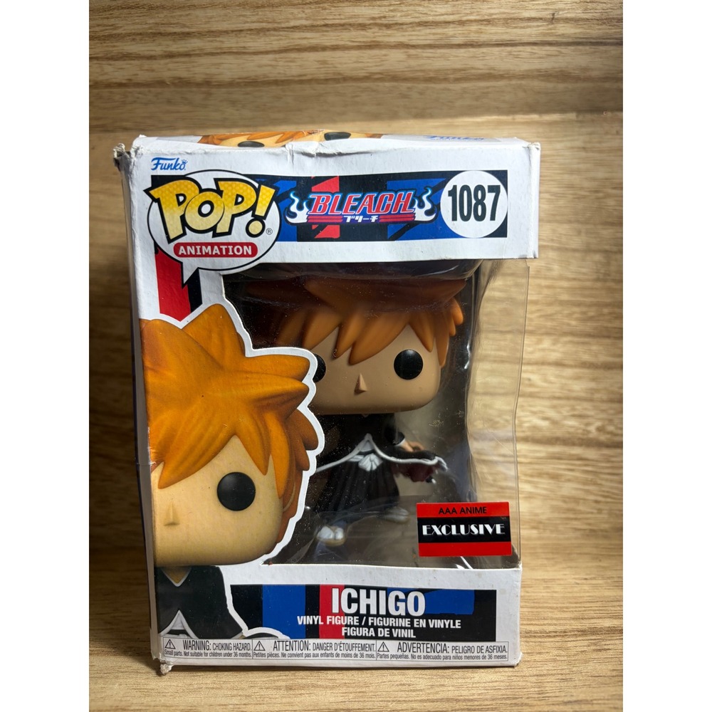 Funko Pop Bleach Ichigo Kurosaki 1087 AAA Anime Exclusive Vinyl Figure